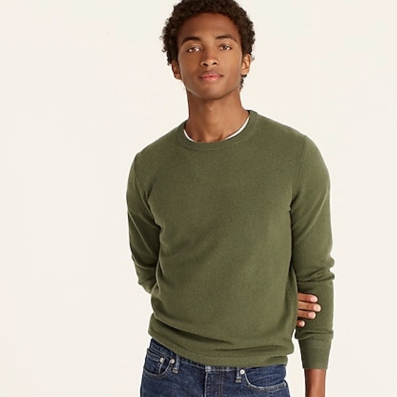 J Crew Cashmere Crewneck Sweater Cool 